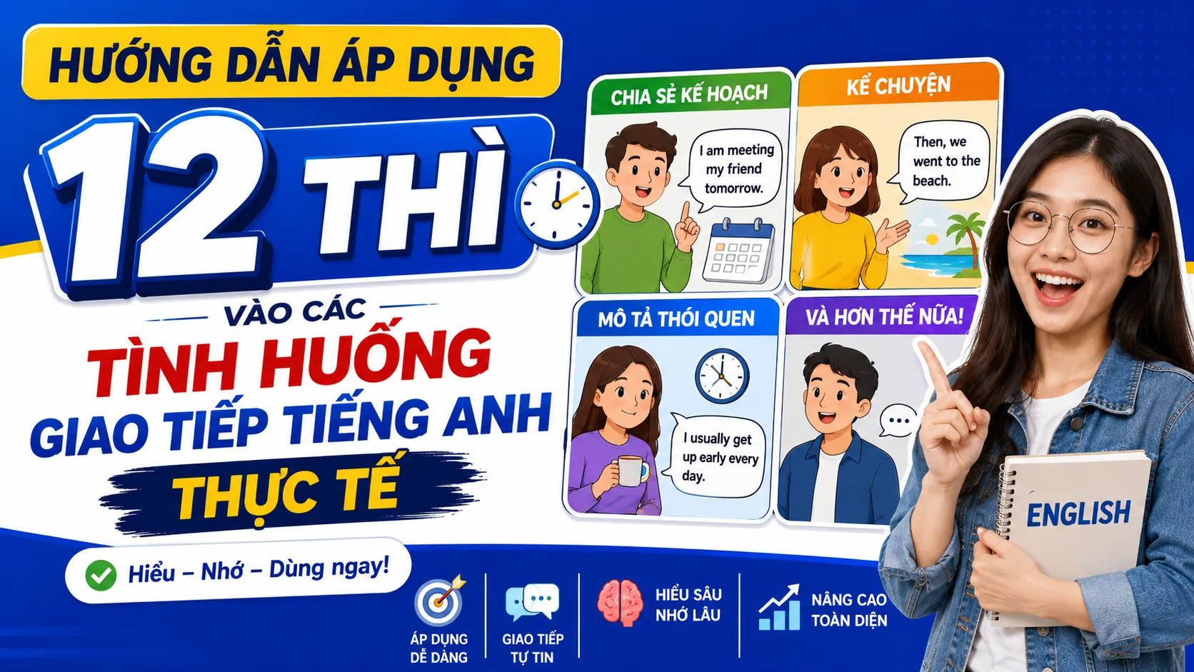 Cách Dùng 12 Thì Trong Giao Tiếp Hằng Ngày
