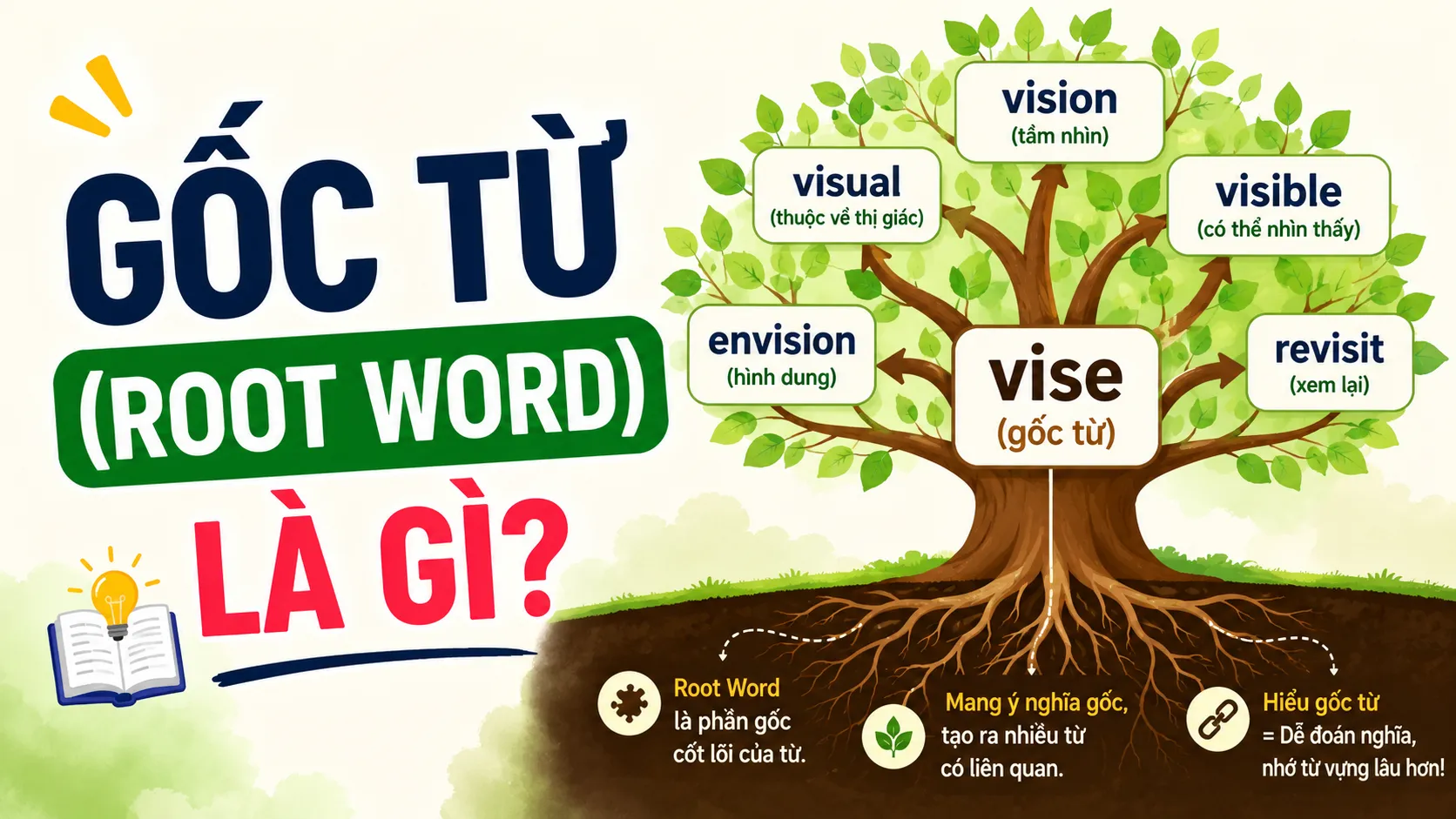 Gốc Từ (Root Word) là gì? Cách Nhận Biết và Áp Dụng Trong TOEIC