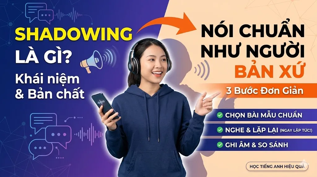 Shadowing là gì? Cách luyện nói như người bản xứ